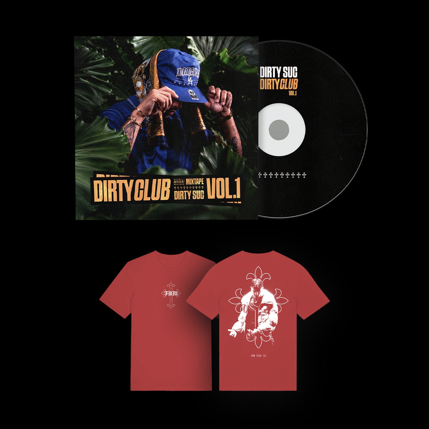 PACK CD ''DIRTY CLUB: MIXTAPE VOL.1 + FDM TOUR (RED)