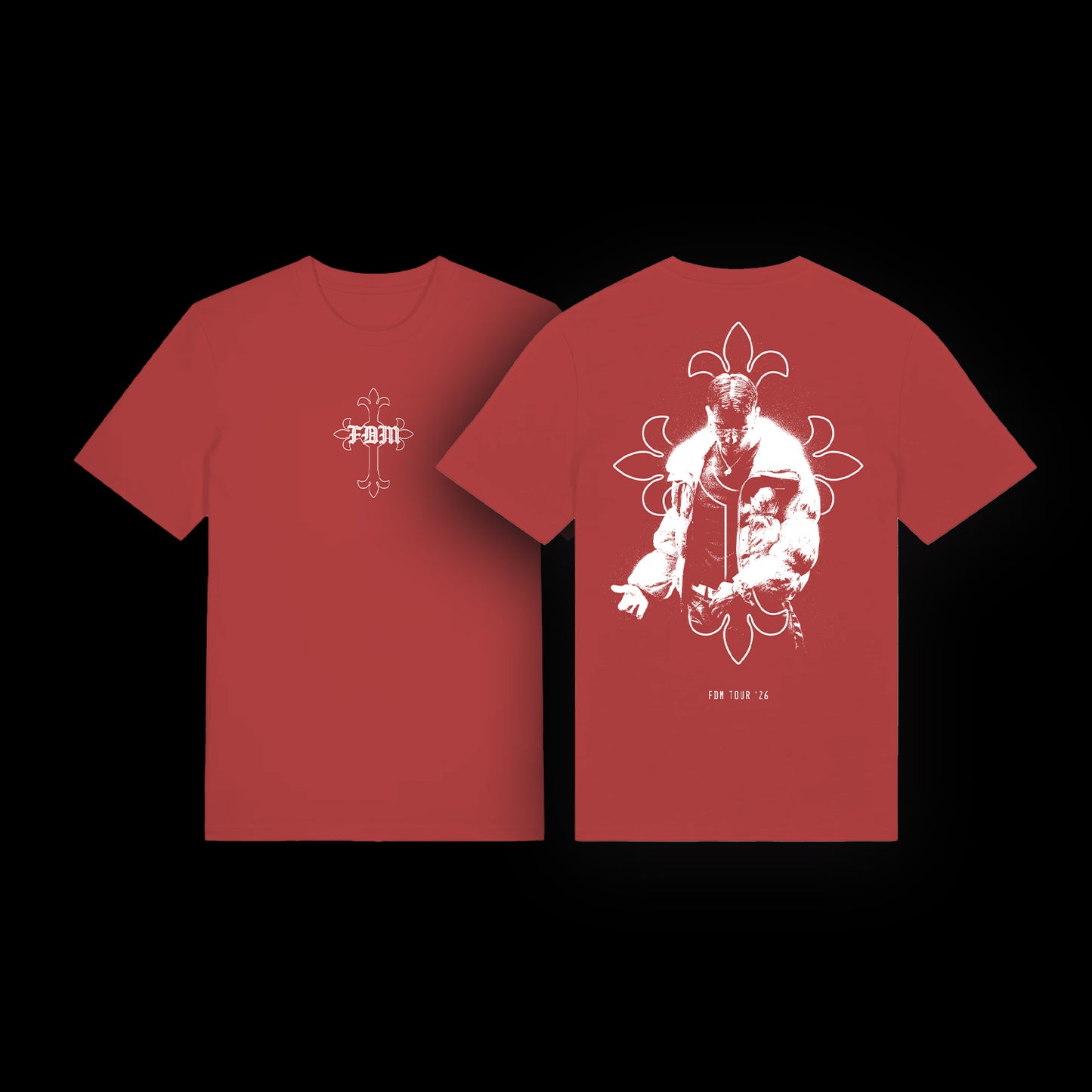 FDM TOUR T-SHIRT (RED)