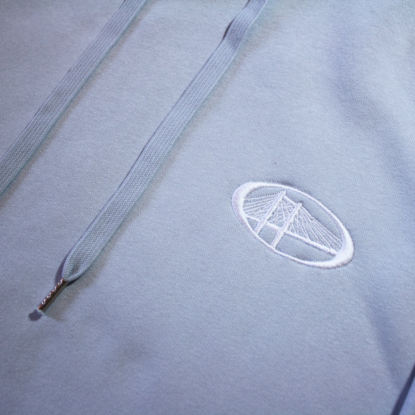 BASIC LOGO HOODIE (SERENE BLUE)
