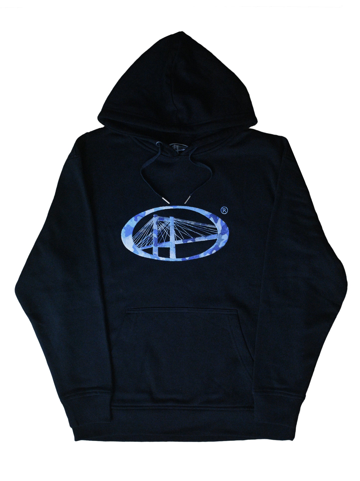 MILITARY LOGO HOODIE (NAVY BLUE)