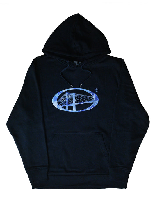 MILITARY LOGO HOODIE (NAVY BLUE)