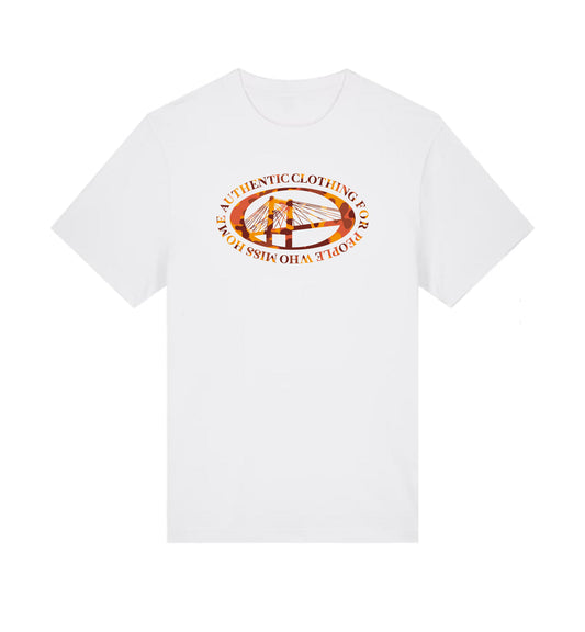 MISS HOME MILITARY TEE (WHITE/ORANGE)