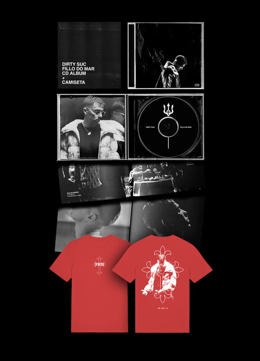 PACK CD + T-SHIRT FDM TOUR (RED)